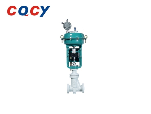HPF Lined Fluoroplastic Regulating Valve Acid Alkali Strong Corrosive Media And Toxic