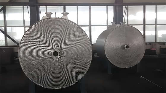 Spiral-plate Heat Exchanger 304/316L 0.5-10 m³ ASME Design